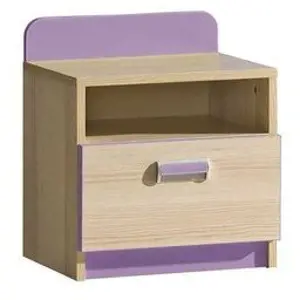 Produkt noční stolek LUCAS 12, fialová