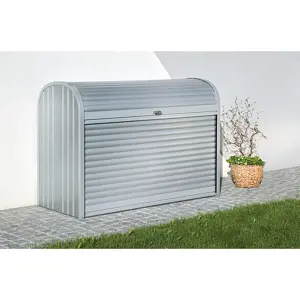 Produkt Biohort Mnohostranný účelový roletový box StoreMax vel. 190 190 x 97 x 136 (stříbrná metalíza) 190 cm (2 krabice)