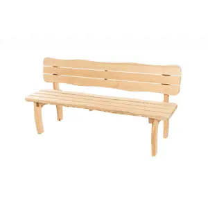 Produkt DEOKORK Masivní zahradní lavice z borovice VIKING (40 mm) - různé délky 150 cm
