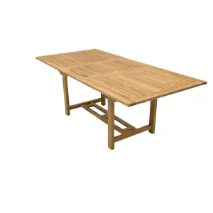 Produkt DEOKORK Zahradní obdelníkový stůl MONTANA 160/210 x 90 cm (teak)