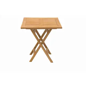 Produkt DEOKORK Zahradní skládací stůl ILLA 70x70 cm (teak)