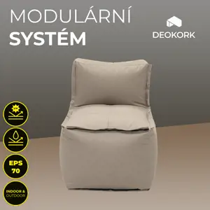 Produkt DEOKORK Zahradní textilní středový díl MODULTEX (cappuccino)