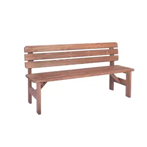 Produkt Masivní lavice z borovice dřevo mořené 30 mm (různé délky) 150 cm