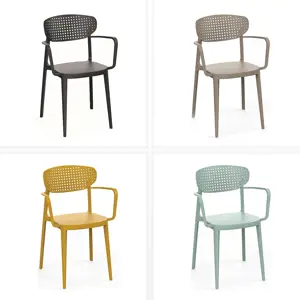 Produkt Plastová židle s područkami OSLO (různé barvy) antracit