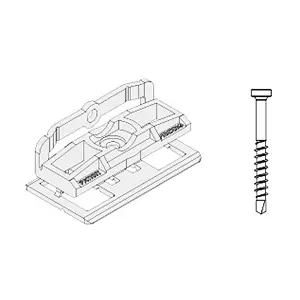 Set PVC spona 9484, TWINSON Spona 600 ks + Šroub 720 ks